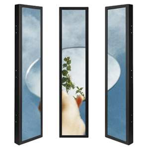 Stretched bar LCD display